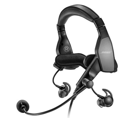 Thiết bị hỗ trợ mặt đất máy bay được chứng nhận của FAA TSO Bose Proflight Series 2 Piolt Headset