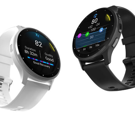 Garmin Venu® 3 Thiết bị hỗ trợ mặt đất máy bay Thể dục sức khỏe Đồng hồ thông minh chống nước